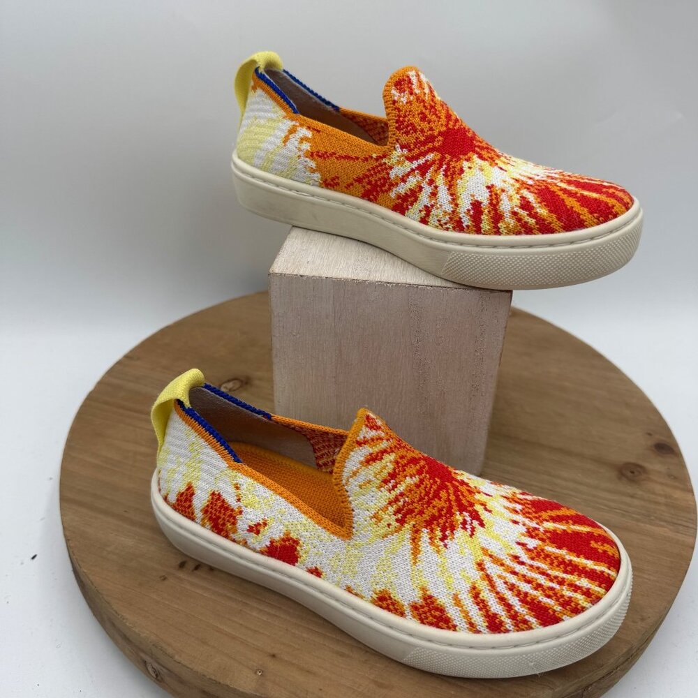 Rothys the Loafer Girls Flats Tangerine Sunburst Youth Sz K 11Shoes sneakers sli